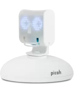 Picoh, White Robot, a programmable robot head. NOMINATED FOR BEST AV/VR/AR ROBOTICS BETT 2022