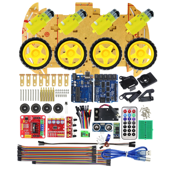 IYANGE Robot Car Kit - Arduino UNO R3 Compatible (MEGA328P), Bluetooth Controlled