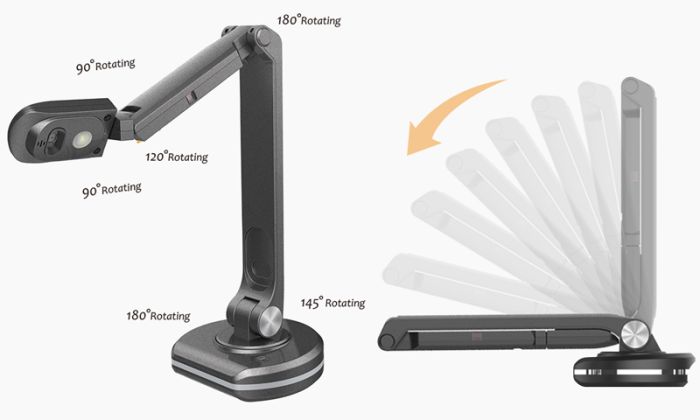 JOYUSING Visual Presenter V500-S - 8MP Document Camera with Auto-focus - Upgraded Version