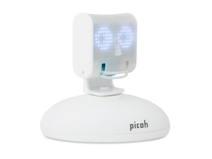 Picoh, White Robot, a programmable robot head. NOMINATED FOR BEST AV/VR/AR ROBOTICS BETT 2022