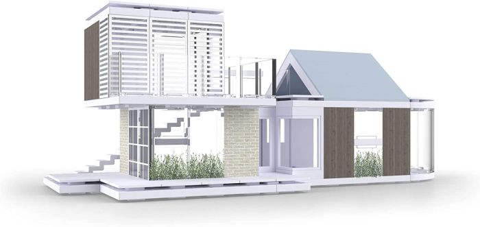 Arckit 100 sqm. Architectural Model Building Kit.  Architectural Building Blocks. STEAM Certified