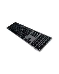 Matias Wireless Aluminum Keyboard - Space Gray. FK418BTB