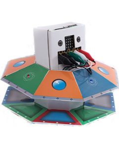 Cardboard to Code Robot "UFO".  Best kits to start teaching coding. Includes BBC Micro:bit