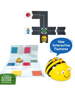 Bundle Bee-Bot Floor Robot, Modular Road and Transparent Pocket Mat 