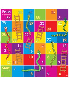 Snakes and Ladders Mat for Bee-Bot Educational Robot. Product Code: 708-IT10130