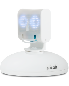 Picoh, White Robot, a programmable robot head. NOMINATED FOR BEST AV/VR/AR ROBOTICS BETT 2022