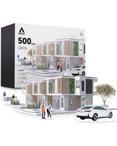 Arckit 500 sqm. Architectural Model Building Kit.  Architectural Building Blocks. STEAM Certified