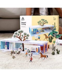 Arckit Desert Living Model House Kit. Architectural Building Blocks. STEAM Certified