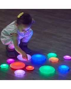 Glow Pebbles V2, set of 12 rechargeable illuminated pebbles. EY11966