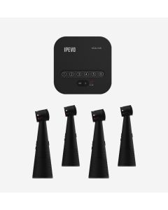 IPEVO QUARTET 4 IPEVO VOCAL Speakerphones + Wireless HUB. B-013-0-08-00