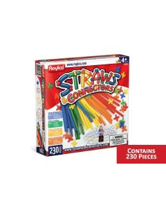 Straws and Connectors, build structures, flexible, 230pk. R6085