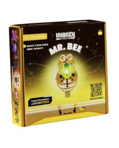 CircuitMess Wacky Robots - Solderless DIY mini robots - Mr. Bee. Learn about Electromotors and Electromagnetic Fields