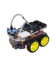 KUONGSHUN Robot 4WD, Functional 4WD Robot Car Chassis Kit for Uno R3 Arduino