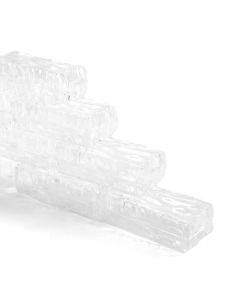 Glacier Effect Clear Plastic Ice Bricks