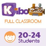 KIBO Full Classroom Pack, screen-free robot kit for 20-24 kids. 4-7 years old. 18 Blocks Kit (advance level)